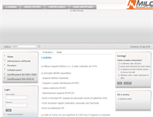 Tablet Screenshot of milonesrl.com